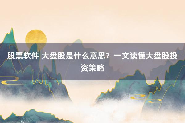 股票软件 大盘股是什么意思？一文读懂大盘股投资策略
